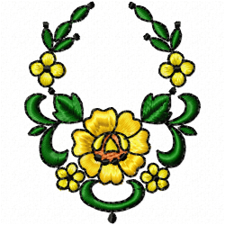 Flowers And Tree Embroidery Design 8 Flowers And Tree Embroidery Design 8